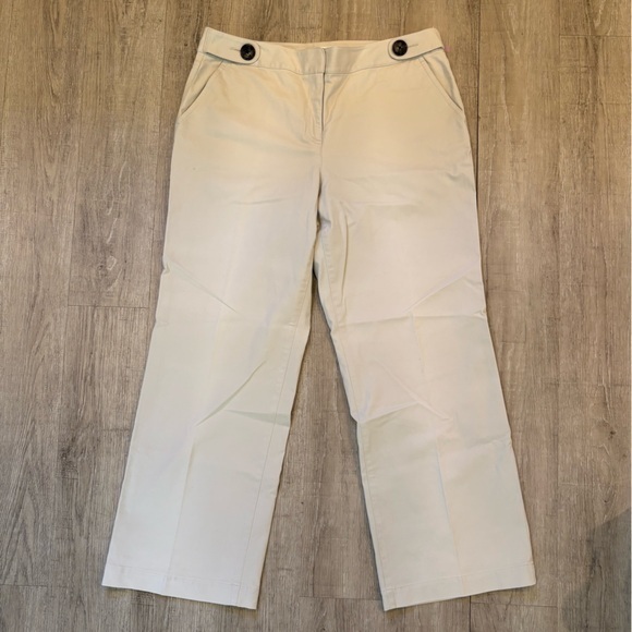 Talbots Pants - Talbots Light Tan Stretch Pants 14P